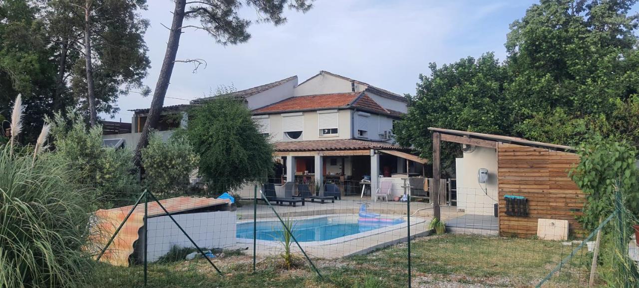 Hotel Chez Franck Saint-Martin-de-Valgalgues Esterno foto